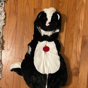 Adorable Black and White Skunk Costume for Kids